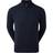 FootJoy Mens Wool Blend 1/2 Zip Lined Golf Pullover - Navy