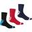 Regatta Pack Of Outdoor Lifestyle Socks Black/Pink