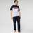 Lacoste Men’s Colourblock Stretch Cotton Long Pyjama Set Chine