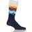 Happy Socks Faded Diamond Sock - Black Pattern
