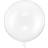 PartyDeco Transparent Orbz Ballong Crystal Clear