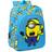 MINIONS "Skolryggsäck Minionstatic Blå (26 x 34 x 11 cm)