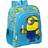 MINIONS Skoletaske Minionstatic Blå (32 x 38 x 12 cm)