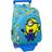 MINIONS Skolerygsæk med Hjul Minionstatic Blå (26 x 34 x 11 cm)