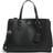 Michael Kors Chantal Medium Pebbled Leather Satchel - Black