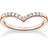 Thomas Sabo Ring V-shape with stones rose TR2394-416-14-60