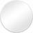 Home Garden Direct Pandora Round 80 x 80cm Silver Wall Mirror