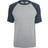 Urban Classics Raglan Contrast T-shirt - Mottled Grey/Navy