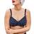 Rosa Faia Dots Luna Bikini Bra Navy-2