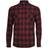 Urban Classics Checked Flanell Shirt Black/Burgundy