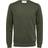 Selected Berg Crew Neck Strik, Teak