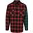 Urban Classics Oversized Mix Check Shirt - Svart/Röd/Grön