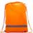 United Bag Store Reflective Drawstring Bag (One Size) (Orange)