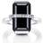 Efva Attling Bend Over Onyx Ring - Guld