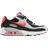 Nike Air Max 90 LTR GS - Black/White/Wolf Grey/Radiant Red