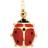 Macy's Ladybug Charm - Gold/Red/Black