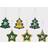 Foco Brooklyn Nets Shatterproof Tree & Star Ornament Set