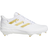 adidas Adizero Afterburner 8 Cleats M - Cloud White/Gold Metallic/Cloud White