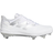 adidas Adizero Afterburner 8 Cleats M - Cloud White/Silver Metallic/Team Light Grey