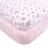 Fitted Crib Sheets Pink Floral 2-pack 71.1x132.1cm