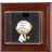 Fanatics Boston Red Sox (2009 - Present) Brown Framed Wall-Mounted Logo Baseball Display Case