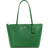 Coach Zip Top Tote - Gold/Kelly Green