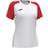 Joma T-shirt Short Sleeve Woman Academy IV - White/Red