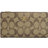 Coach Slim Zip in Signature Canvas Wallet - Gold/Khaki Saddle 2