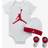 Nike Baby Jordan Box Set 3-Piece - White/Gym Red (HA5105-100)