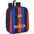 Safta School Bag F.C. Barcelona Maroon Navy Blue (22 x 27 x 10 cm)