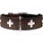 Hunter Hundehalsbånd Swiss Negro, marrón (41-49