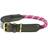 Weatherbeeta Rope Leather Dog Collar Colour Burgundy