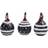 Naasgransgarden Hen Stripe Julpynt 5.2cm 3st