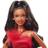 Barbie Holiday Doll 2022 with Wavy Black Updo Hair