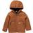 Carhartt Toddler's Canvas Insulated Hooded Active Jacket - Brown