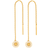 Nordahl Andersen Marguerit Earrings - Gold/White