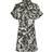 Desigual Short Shirt Dress Dam Midi