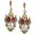 Betsey Johnson Owl Drop Earrings - Gold/Pearl/Crystal