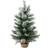 Northlight 22" Flocked Pine Artificial in Burlap Base Unlit Christmas Tree 54.9cm