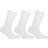 Universal Textiles Childrens/Kids Plain Cotton Rich School Socks (Pack Of 3) (UK Shoe Euro 27-30 (Age: 5-7 years) (White)