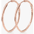 Monica Vinader Siren Muse Large Hoop Earrings - Rose Gold