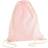 Westford Mill EarthAware Organic Gymsac (One Size) (Pastel Pink)