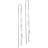 Sistie Sofia Earrings - Silver/White