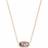 Kendra Scott Elisa Short Pendant Necklace - Gold/Amethyst