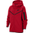 NIKE Boy's Sportswear Tech Fleece Full Zip Hoodie - University Red/Black (CU9223-657)