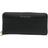 Michael Kors Jet Set Pocket Continental Wallet - Black