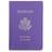 Royce RFID Blocking Passport Case - Purple