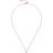 Ted Baker Sininaa Pendant Necklace - Rose Gold/Transparent