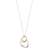 Georg Jensen Offspring Pendant Necklace - Silver/Rose Gold