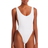 Norma Kamali Marissa Scoop One Piece Swimsuit - White